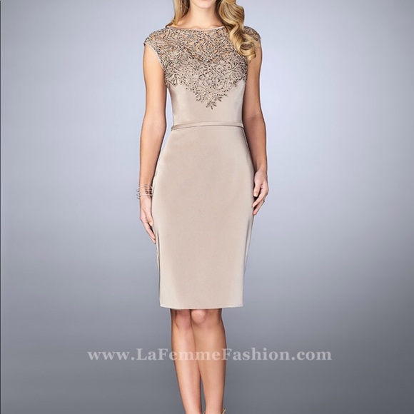 Le Femme Dresses Mother Of The Bride Formal Knee Length Dress Poshmark